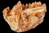 Tangerine Quartz Crystal Cluster - Madagascar #107078-2